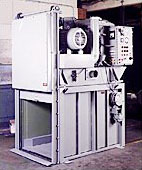 60 HP Portable MAXchamber Vacuum Designed Around Customer's Multiple Gaylord Containers